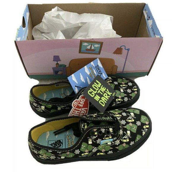 Vans The Simpson Glow in the Dark Bart Shoes - Picture 2 of 11